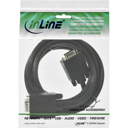 inLine Kabel InLine S VGA 15HD M-M 2 meter zwart