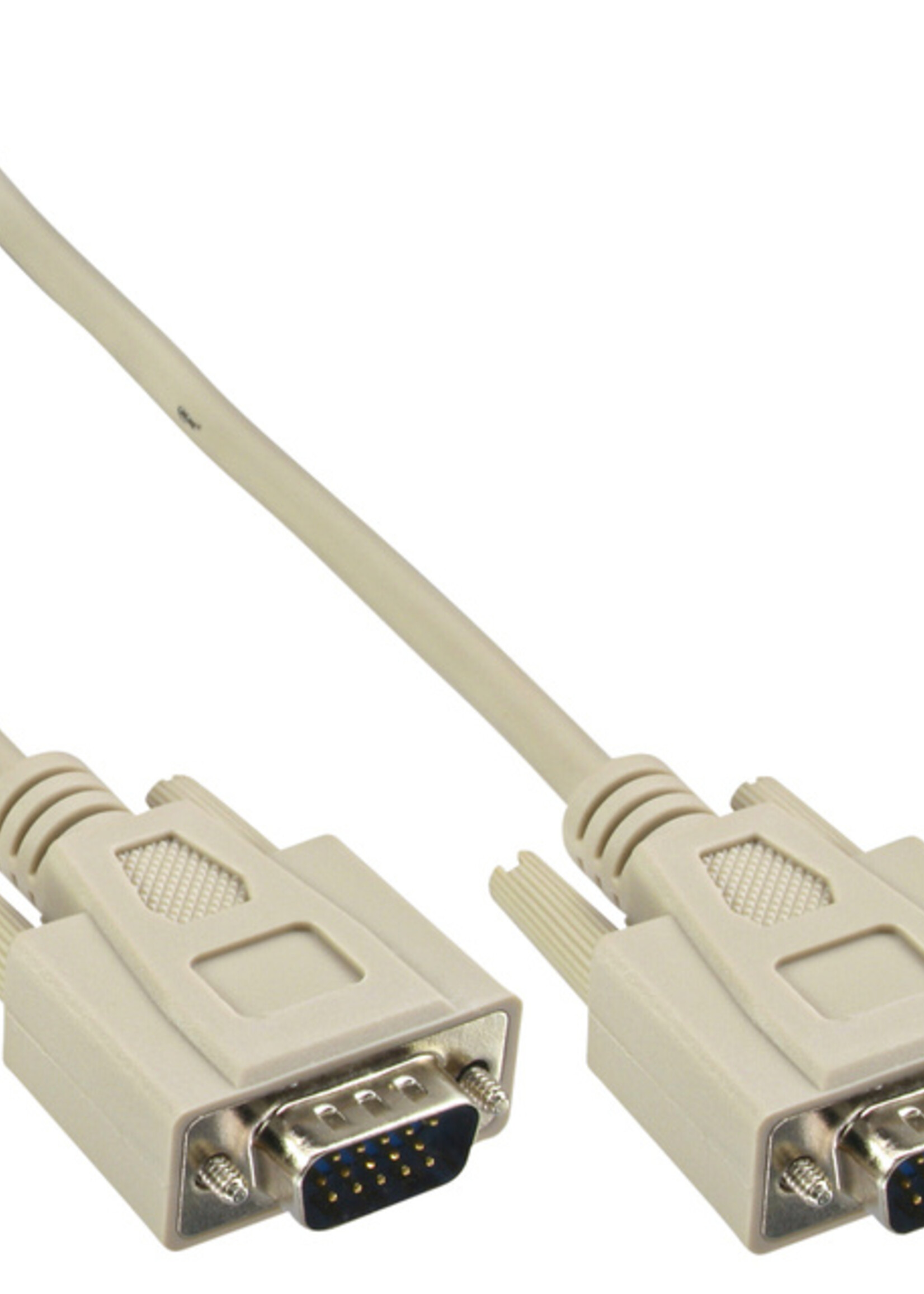 inLine Câble inLine S VGA 15HD Mâle-Mâle 2m beige/gris