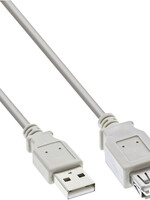 inLine Câble rallonge inLine USB-A 2.0 Mâle-Femelle 3m gris