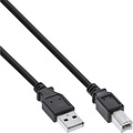 inLine Kabel InLine USB-A USB-B 2.0 M 3 meter zwart