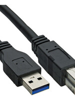 inLine Câble InLine USB-A USB-B 3.0 M 0,5m noir
