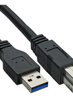 inLine Câble inLine USB-A USB-B 3.0 Mâle 1,5m noir