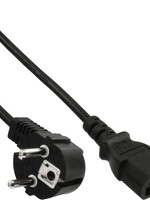 inLine Câble d'alimentation inLine C13 droit - CEE7/7 angle 1,8m noir