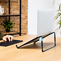 R-Go Tools Laptopstandaard R-Go Steel Travel Zwart