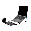 R-Go Tools Laptopstandaard R-Go Steel Travel Zwart