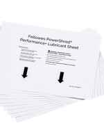 Fellowes Feuilles de lubrification destructeur Fellowes Powershred Performance+