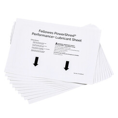 Feuilles de lubrification destructeur Fellowes Powershred Performance+