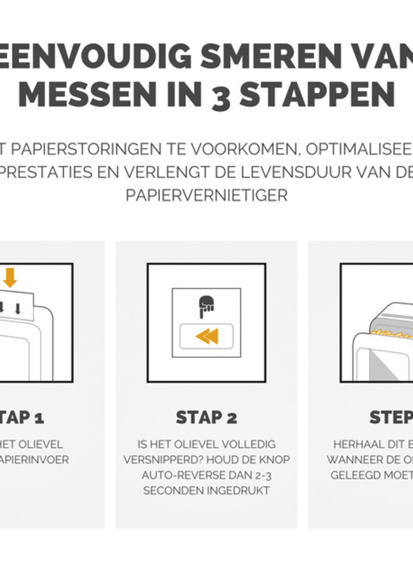 Fellowes Olievellen voor papiervernietiger Fellowes Powershred Performance+