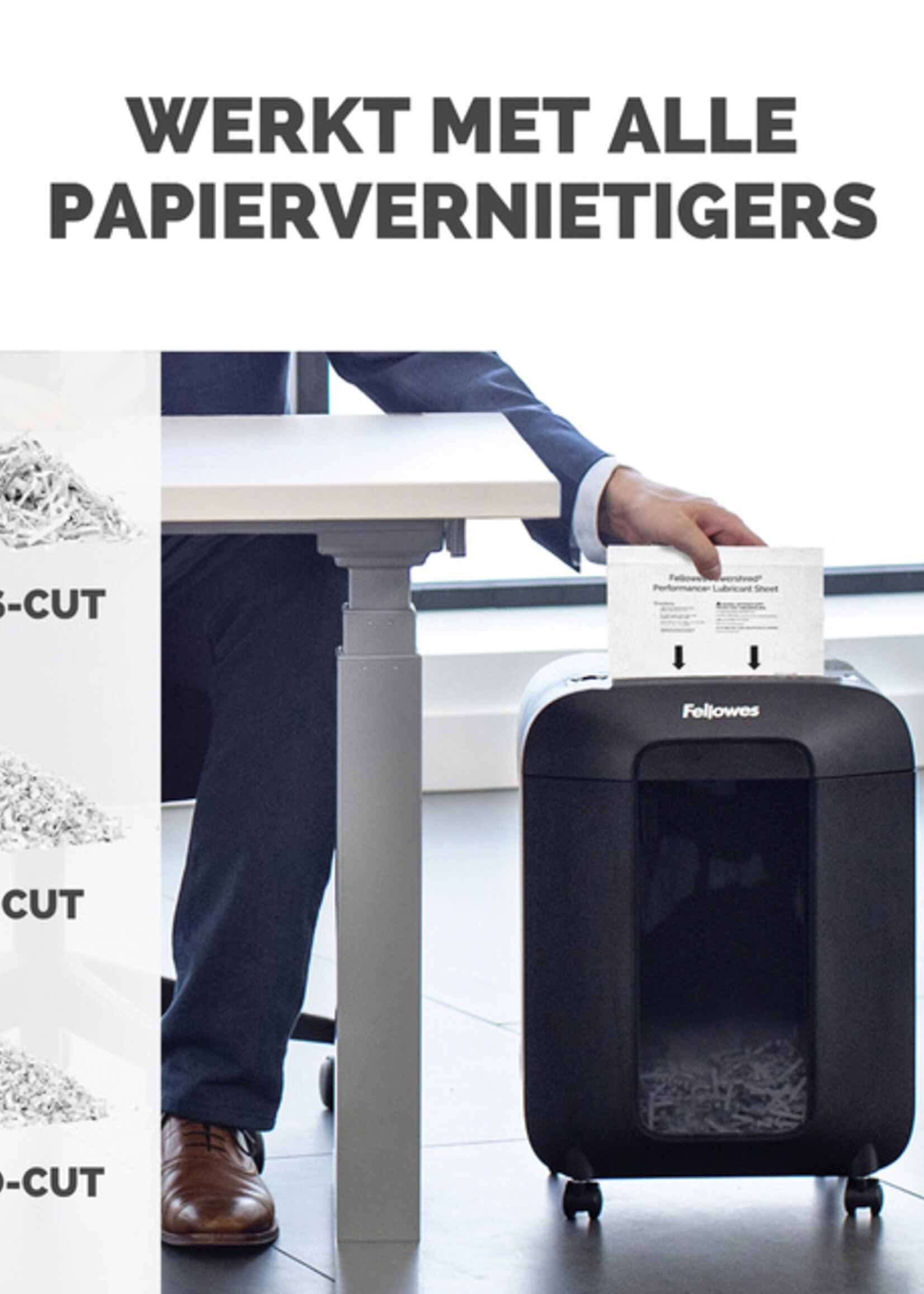 Fellowes Feuilles de lubrification destructeur Fellowes Powershred Performance+