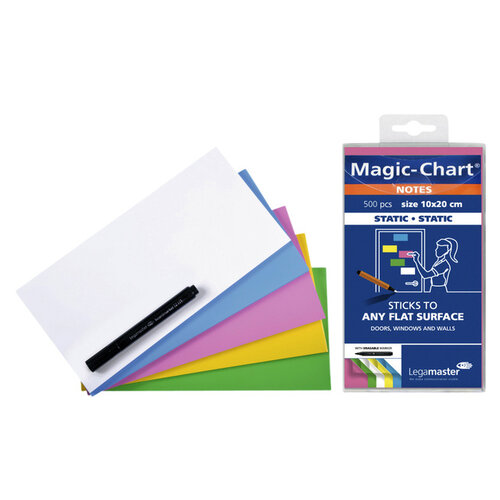 Legamaster Magic-chart notes Legamaster 10x20cm assorti