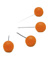 Nobo Epingles pour tableau d'affichage Nobo Orange 100 pièces