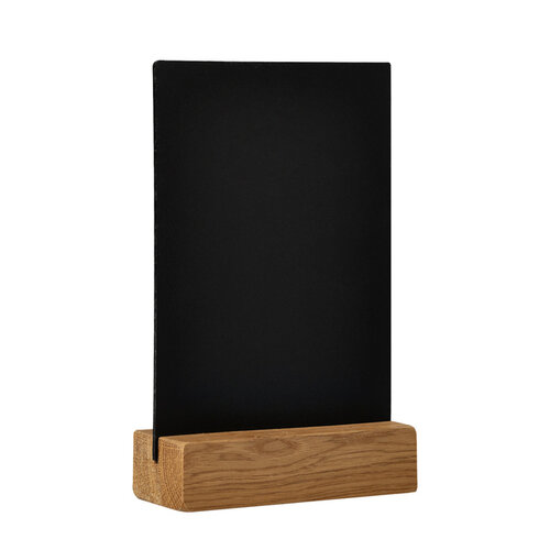 Europel Tableau noir de table Europel pied en bois A5 portrait