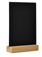 Europel Tableau noir de table Europel pied en bois A5 portrait