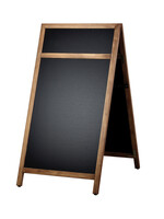 Europel Krijt stoepbord Europel 660x1280mm DELUX natuur