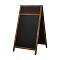 Europel Krijt stoepbord Europel 660x1280mm met top natuur