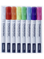 Europel Marqueur craie Europel 3mm assorti étui 8 pièces