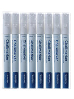 Europel Krijtstift Europel 3mm wit etui 8 stuks