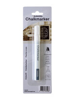 Europel Marqueur craie Europel 3mm blanc blister 1 pièce