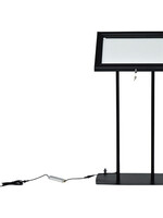 Europel Menu vitrinekast Europel 2x A4 LED