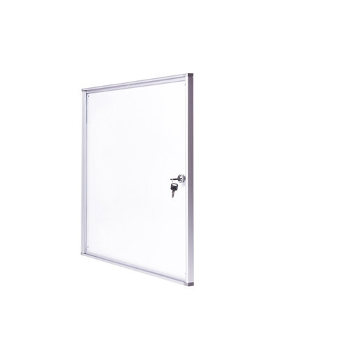 MAUL Binnenvitrine wand MAULextraslim whiteboard 6xA4 met slot