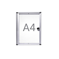 MAUL Binnenvitrine wand MAULextraslim whiteboard 1xA4 met slot