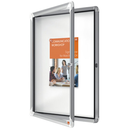 Nobo Vitrine d'intérieur Nobo avec porte 4x A4 magnétique