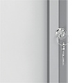 Nobo Vitrine d'intérieur Nobo avec porte 9x A4 magnétique