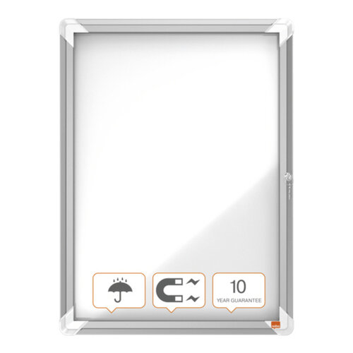 Nobo Vitrine d'extérieur Nobo avec porte 4x A4 magnétique