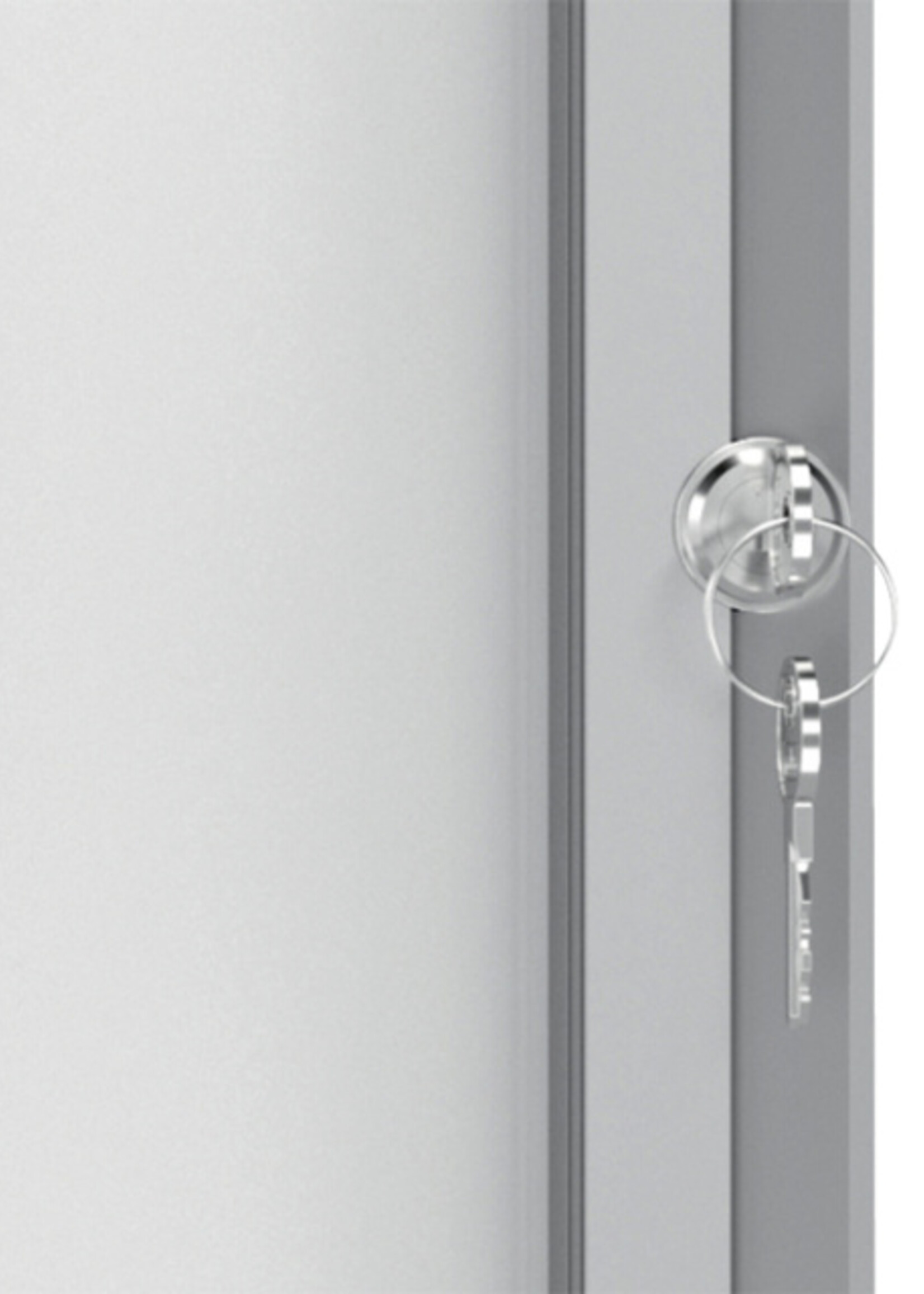 Nobo Vitrinekast Nobo draaideur voor buiten 4x A4 magnetisch