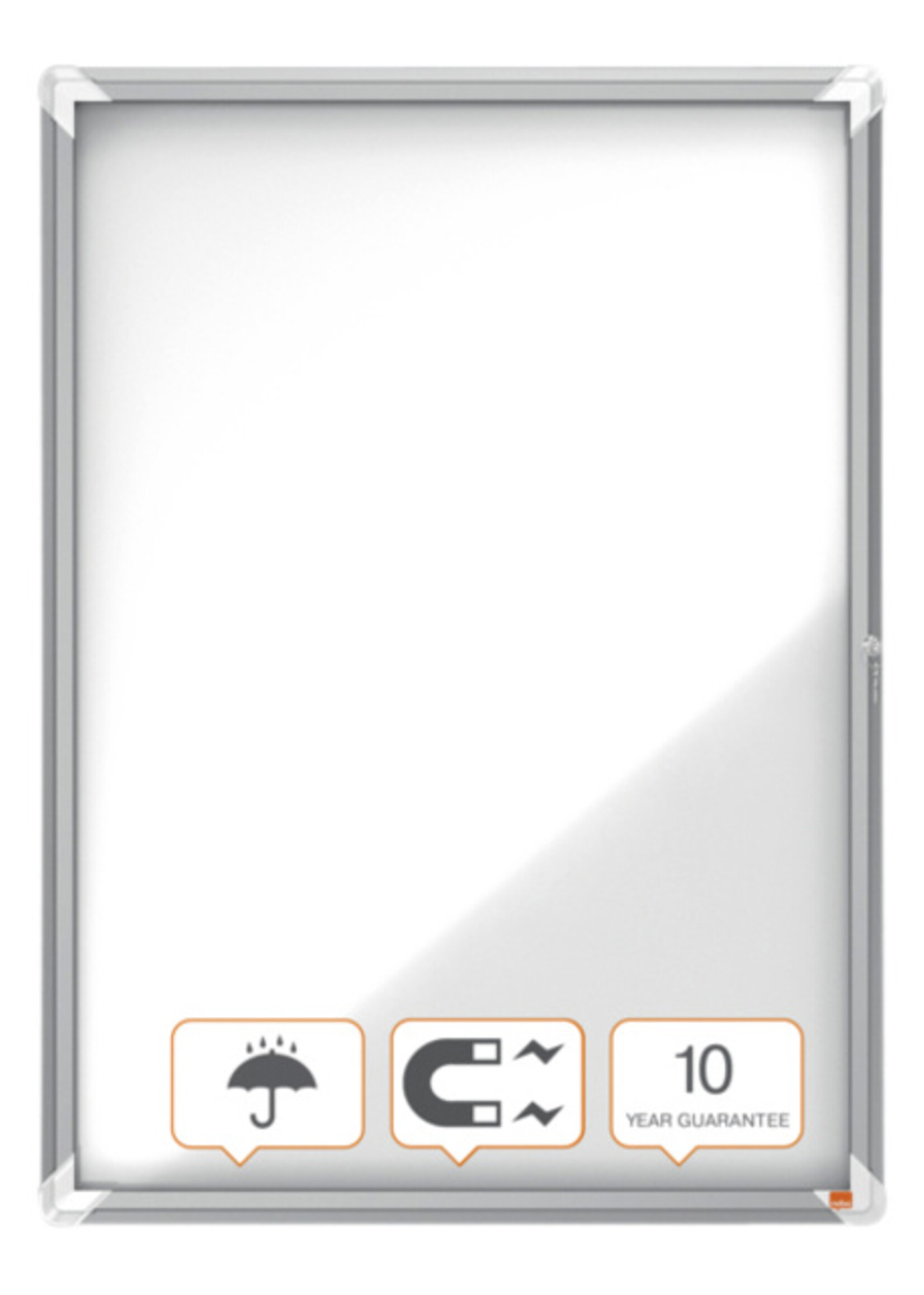 Nobo Vitrine d'extérieur Nobo avec porte 6x A4 magnétique