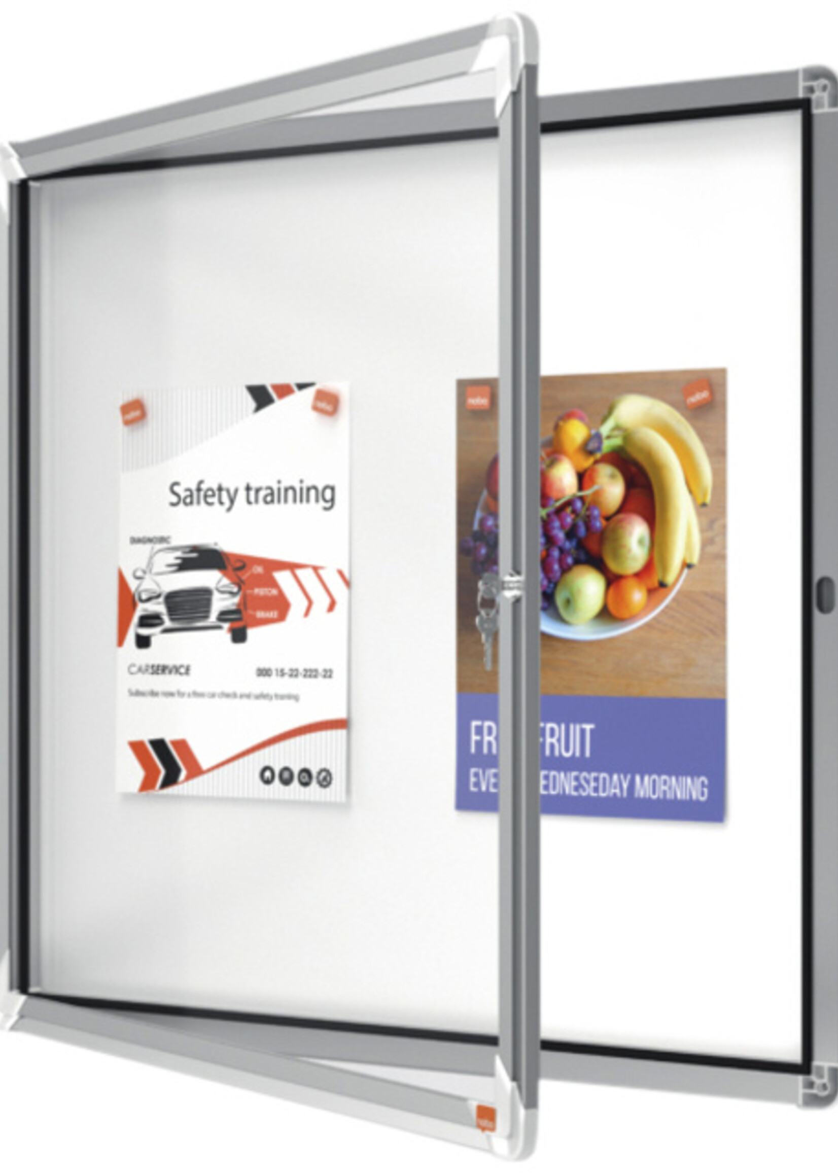 Nobo Vitrine d'extérieur Nobo avec porte 6x A4 magnétique