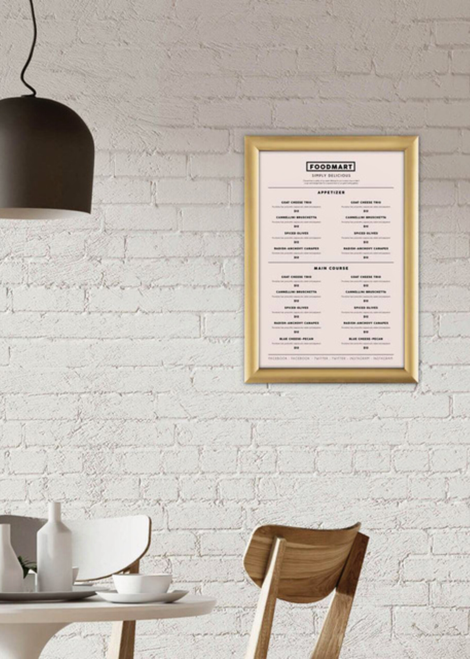 Europel Cadre clipsable Europel A4 25mm or