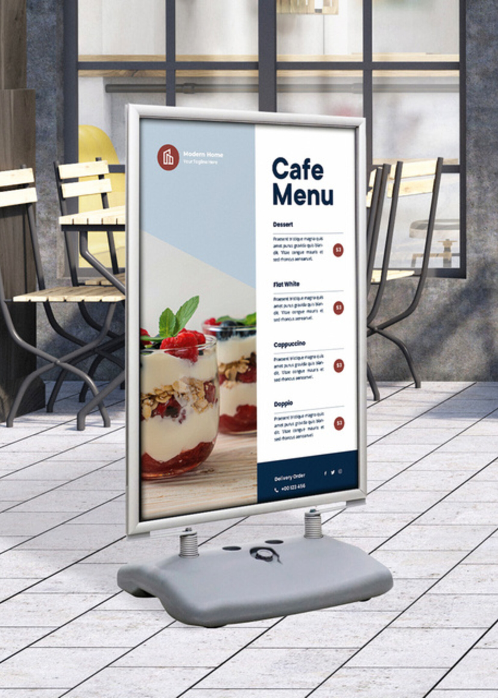 Europel Stoepbord Europel waterbestendig watervoet 32mm A0