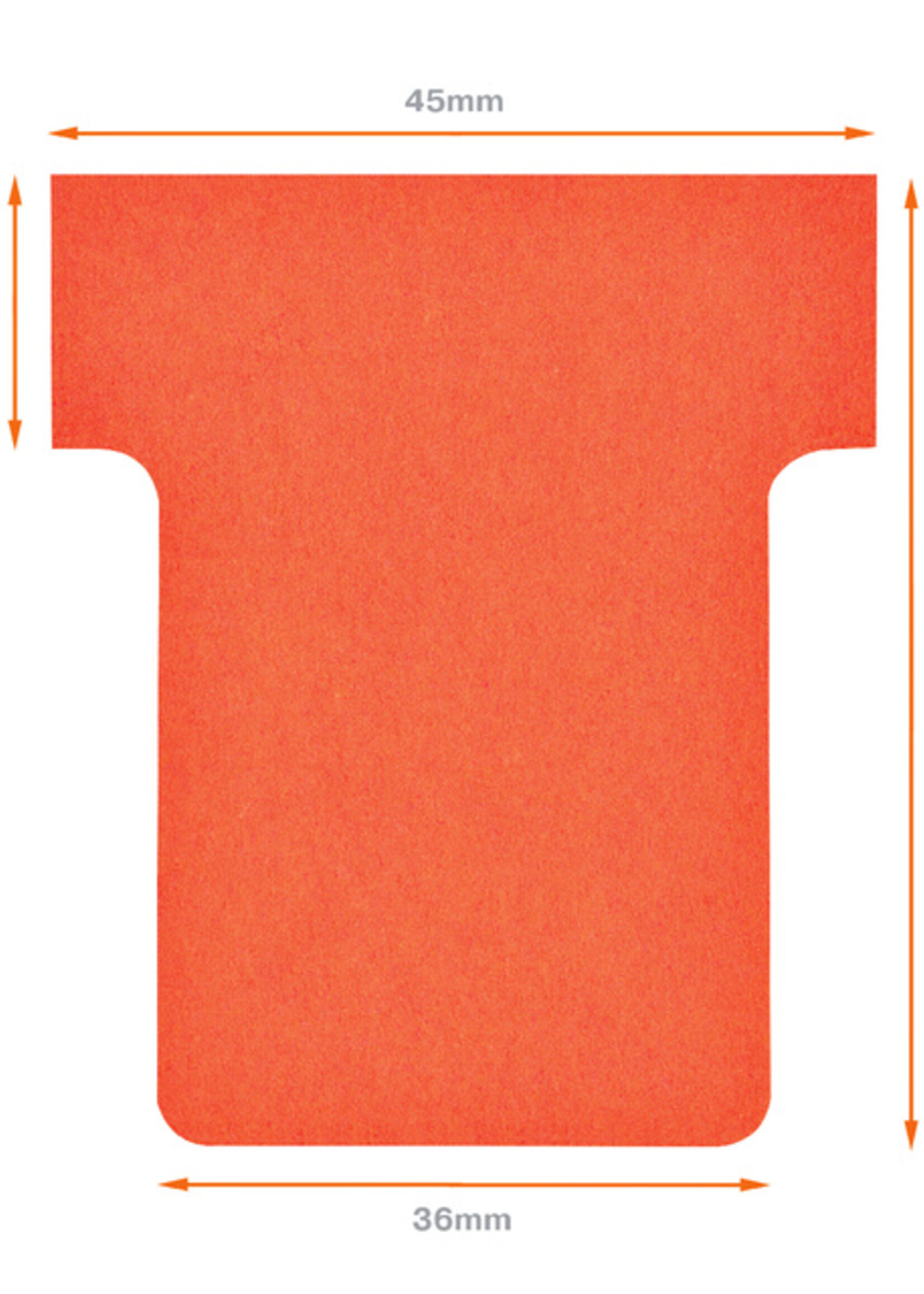 Nobo Planbord T-kaart Nobo nr 1.5 36mm rood