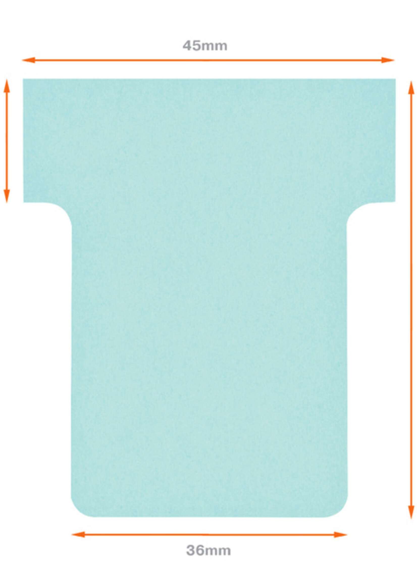 Nobo Planbord T-kaart Nobo nr 1.5 36mm blauw