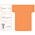 Nobo Planbord T-kaart Nobo nr 1.5 36mm oranje