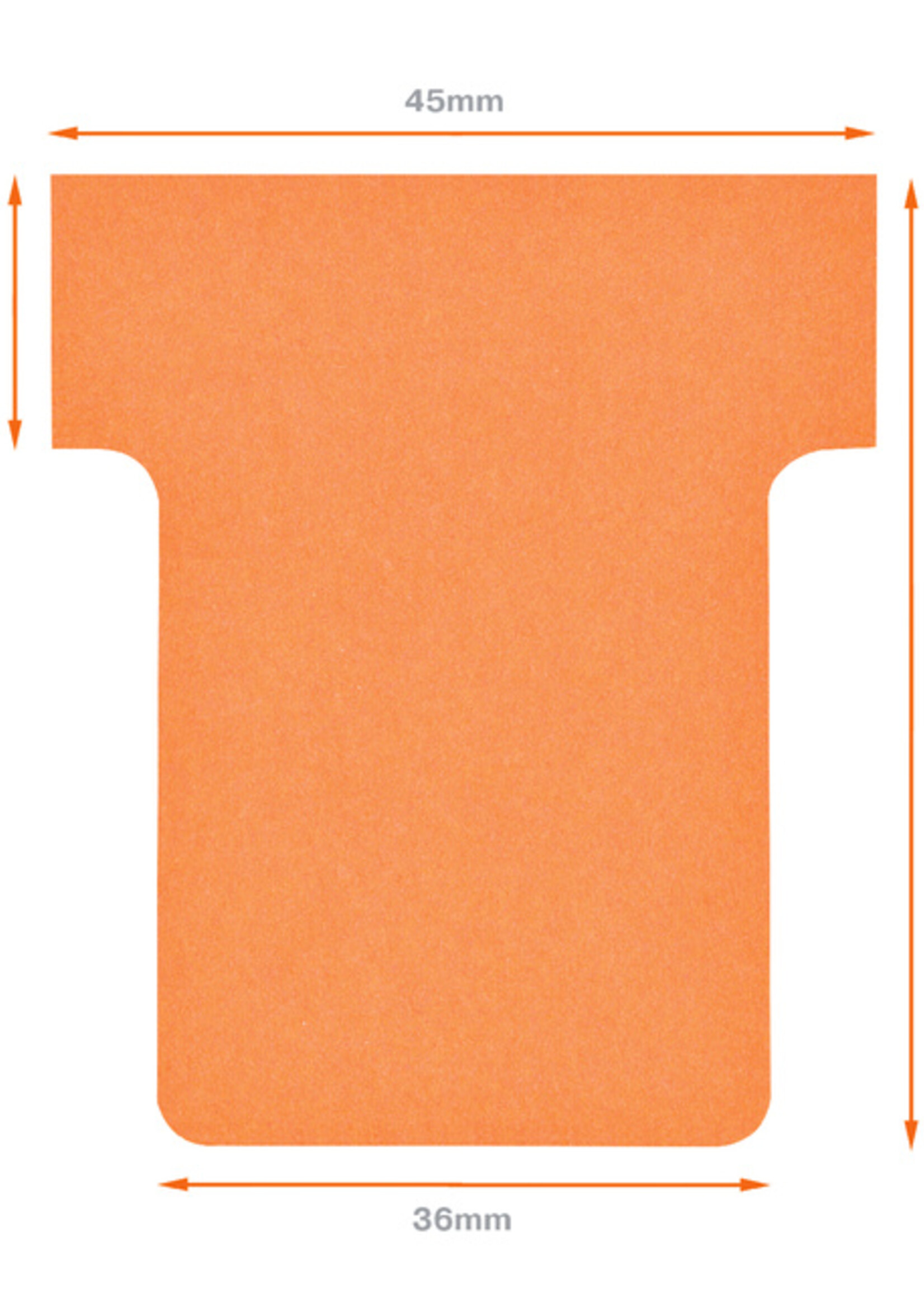 Nobo Planbord T-kaart Nobo nr 1.5 36mm oranje