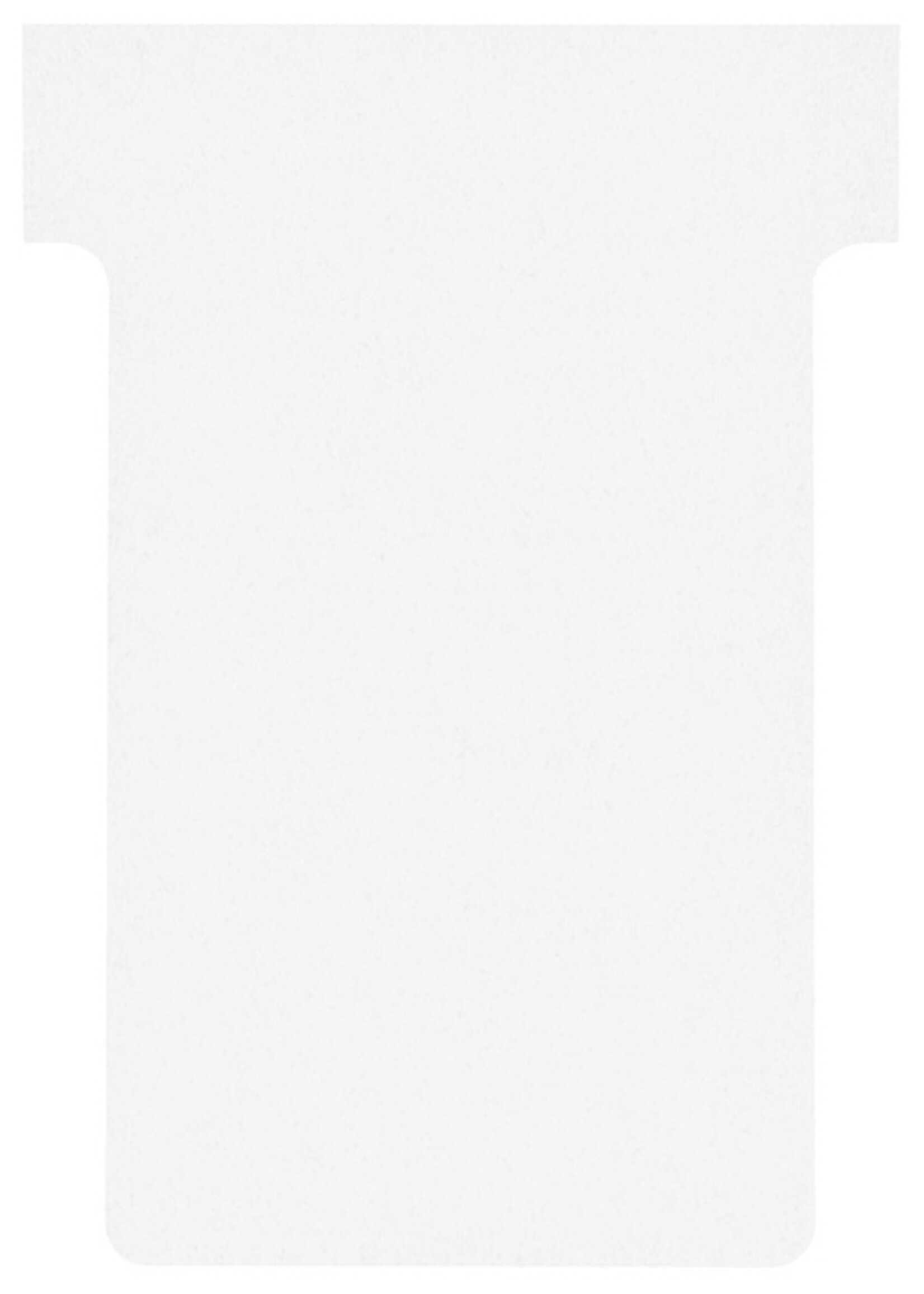 Nobo Fiche-T planning Nobo n°2 blanc 48mm