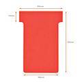 Nobo Planbord T-kaart Nobo nr 2 48mm rood