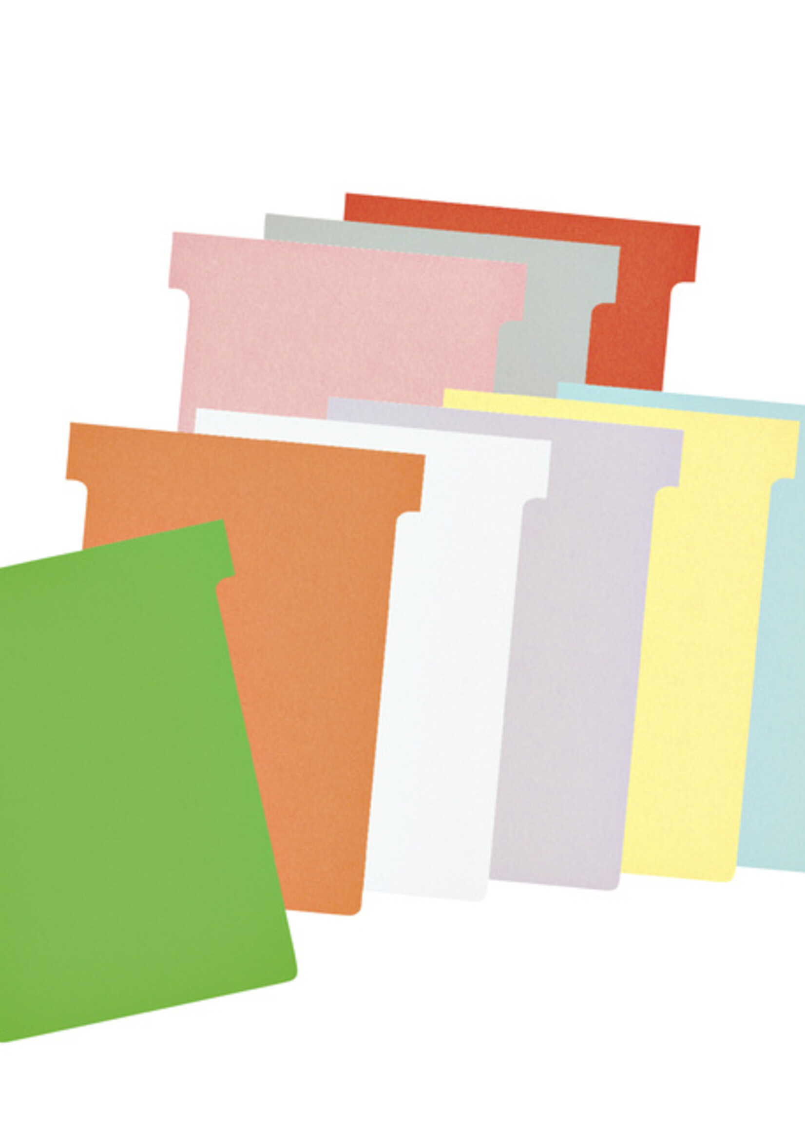 Nobo Fiche-T planning Nobo n°3 jaune 80mm