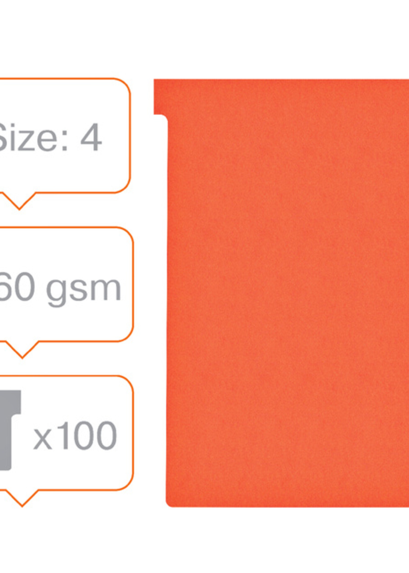 Nobo Fiche-T planning Nobo n°4 112mm rouge