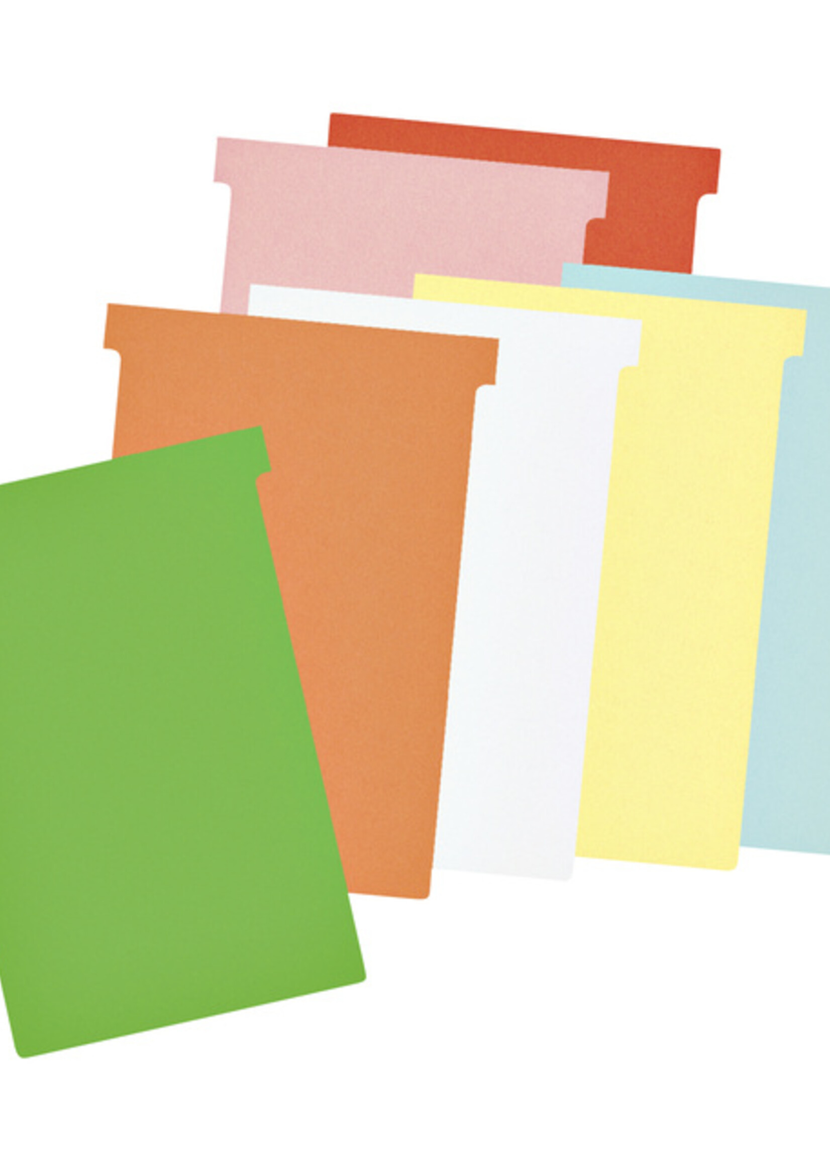 Nobo Fiche-T planning Nobo n°4 112mm rouge