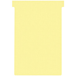 Fiche-T planning Nobo n°4 jaune 112mm