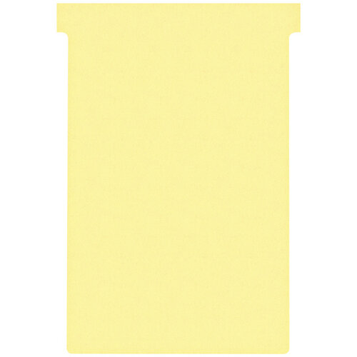 Nobo Fiche-T planning Nobo n°4 jaune 112mm