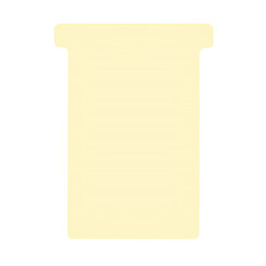 Fiche-T pour planning Jalema format 3 77mm beige