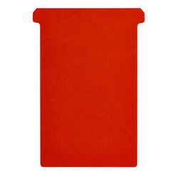 Fiche-T pour planning Jalema format 4 107mm rouge