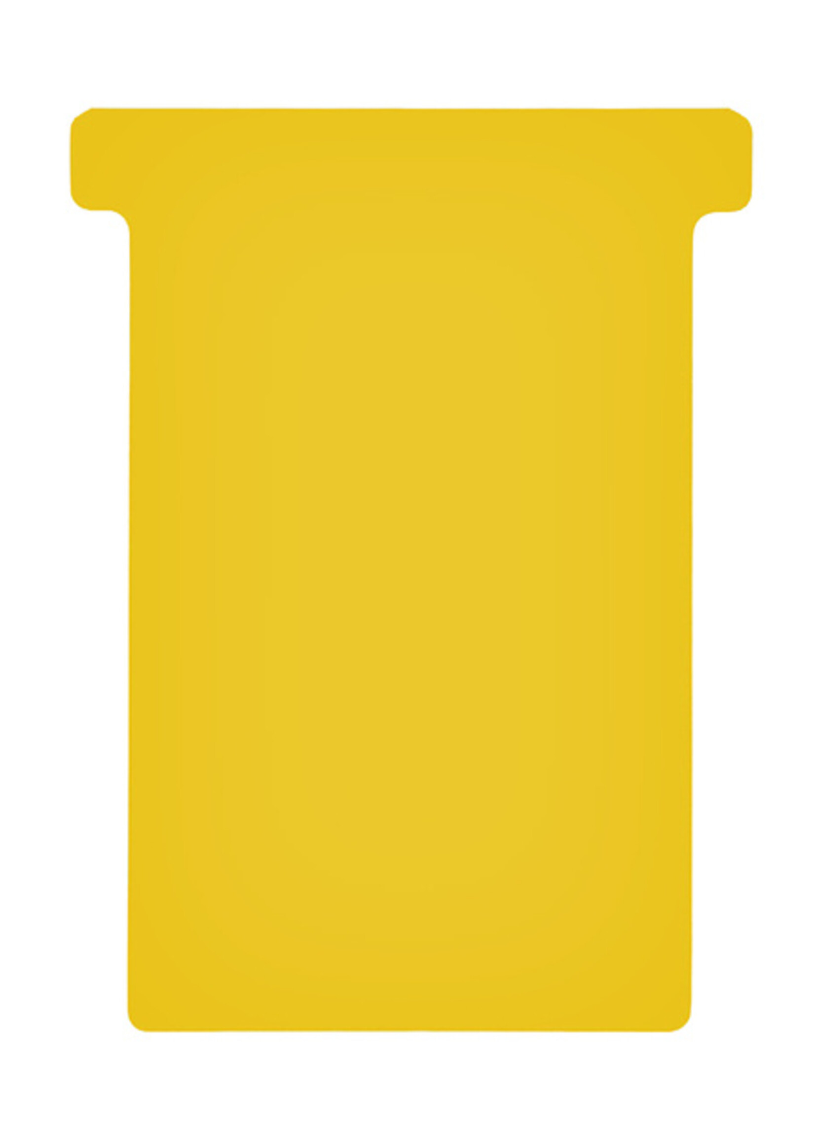 Jalema Fiche-T pour planning Jalema format 3 77mm jaune