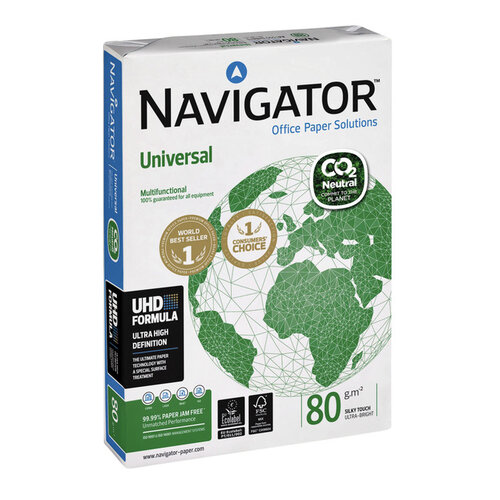 Navigator Papier copieur Navigator Universal CO2 A4 80g blanc 500 feuilles