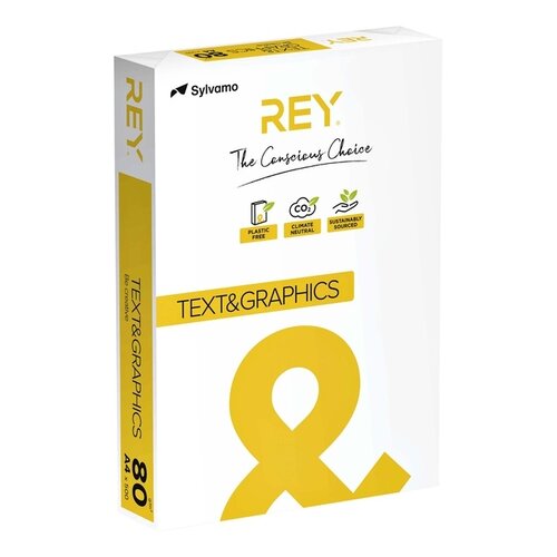 Rey Kopieerpapier Rey Text & Graphics A4 80gr wit 500vel