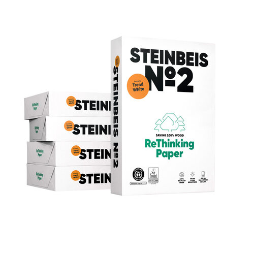 Steinbeis Kopieerpapier Steinbeis No2 A4 80gr wit 500vel